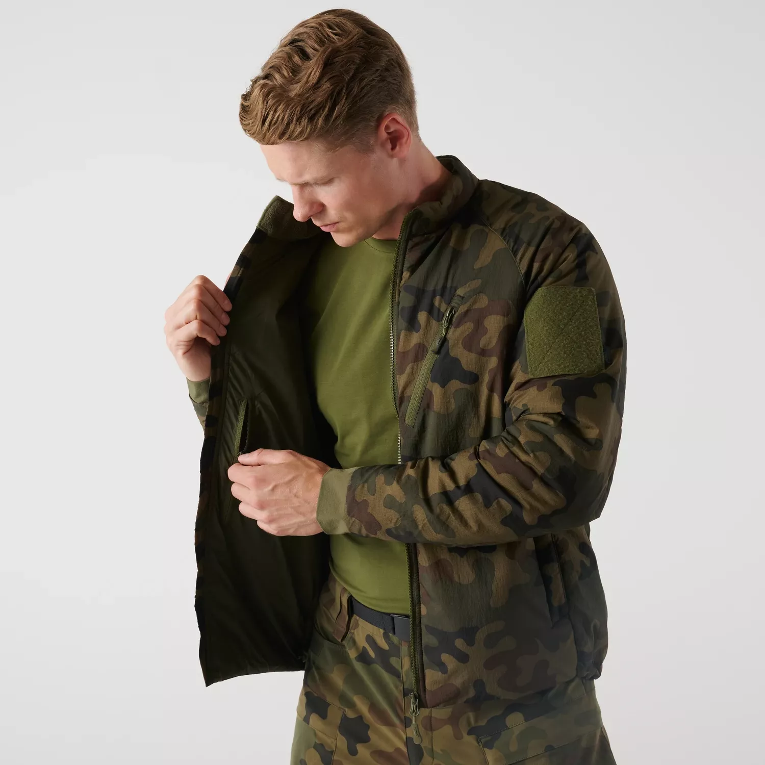 Helikon-Tex Wolfhound Jacket - Field (NIR/IRR) - PL Woodland