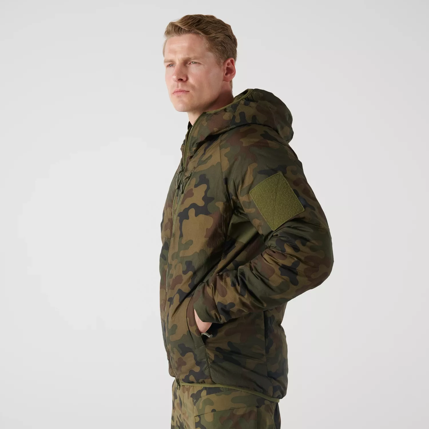 Helikon-Tex Wolfhound Hoodie Jacket - Field (NIR/IRR) - PL Woodland