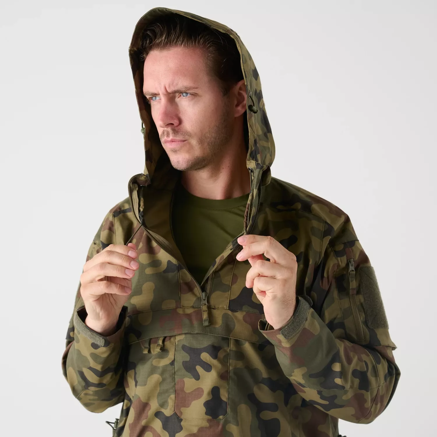 Helikon-Tex Tracer Anorak Jacket - Field (NIR/IRR) - PL Woodland