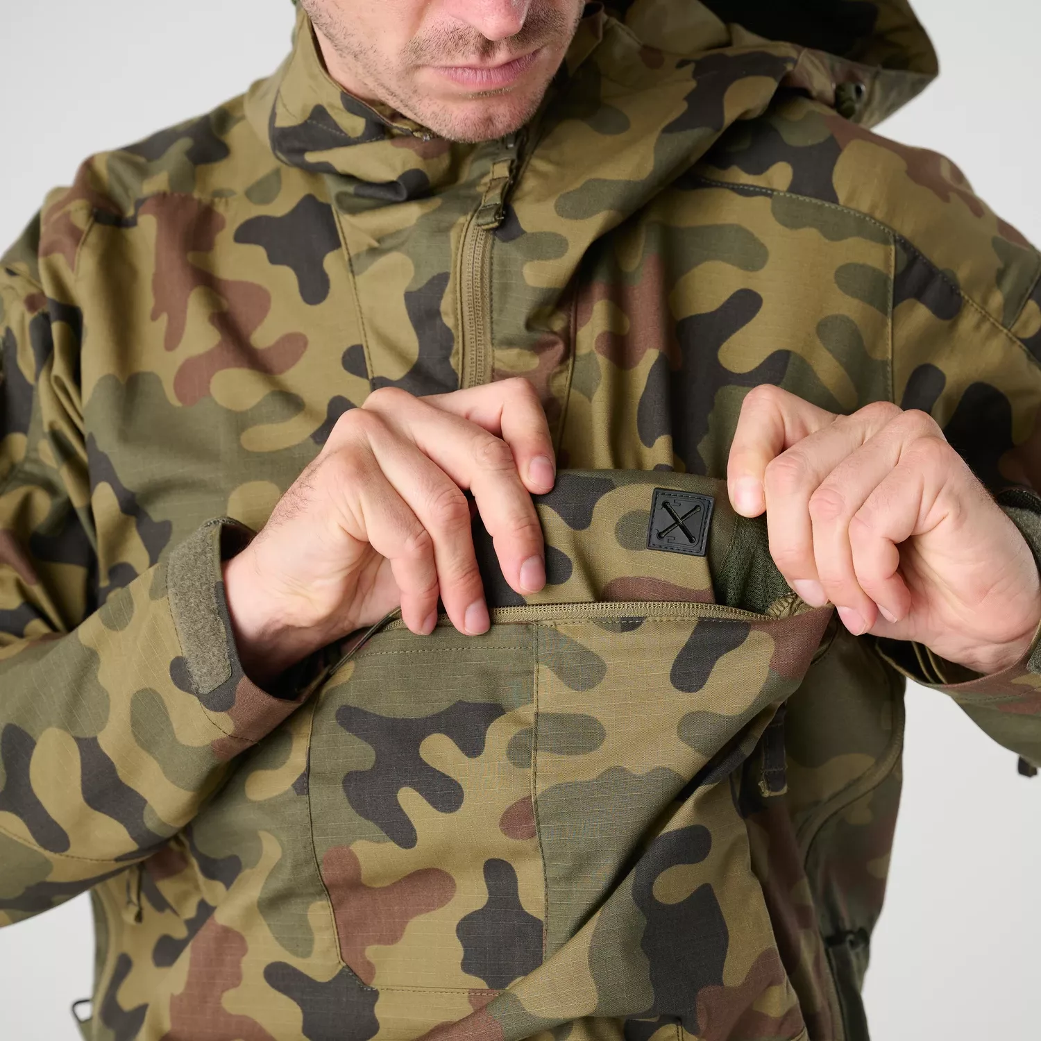 Helikon-Tex Tracer Anorak Jacket - Field (NIR/IRR) - PL Woodland