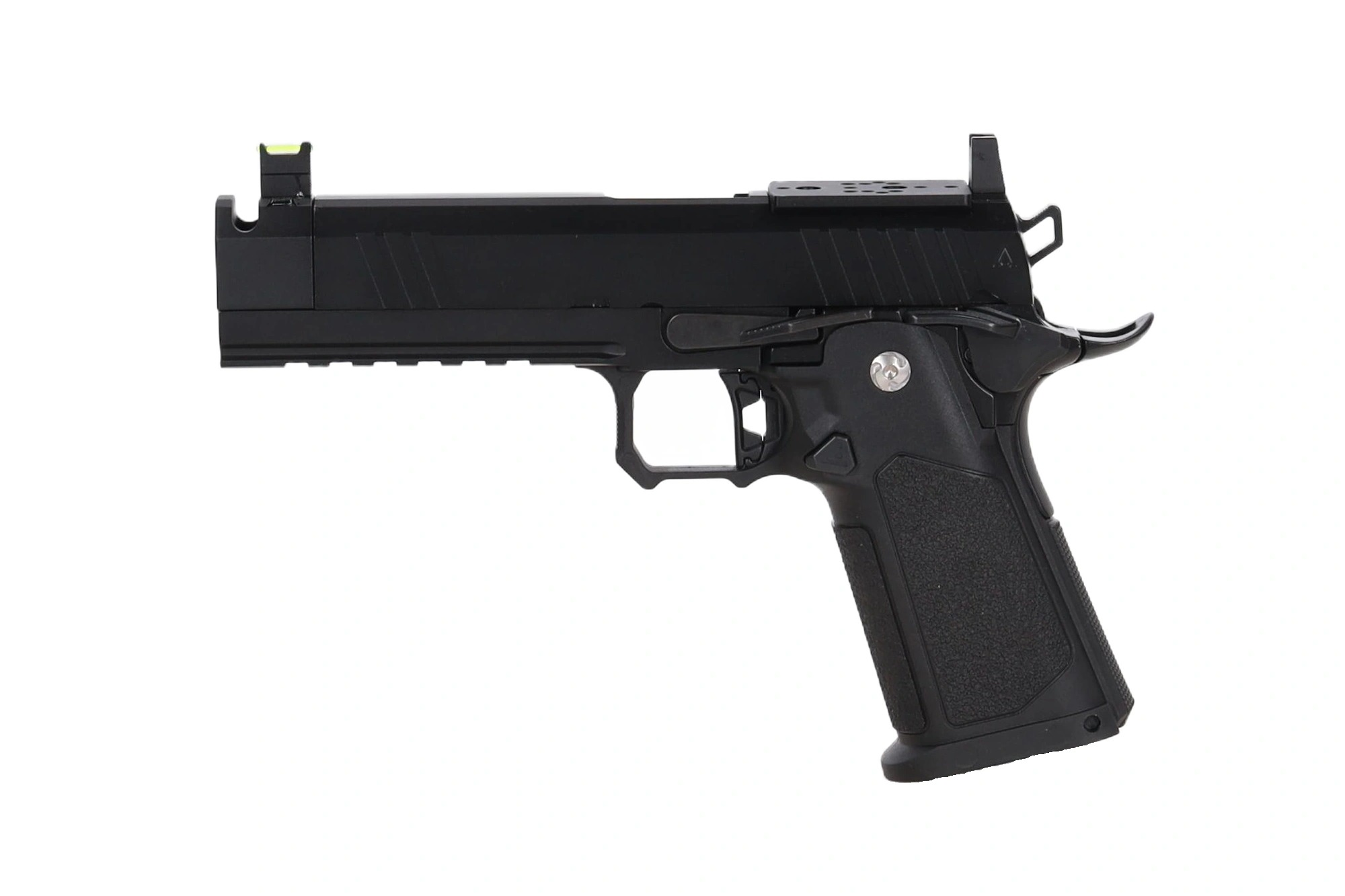 Arcturus Tempest 4.3" Duty Grade Hi-Capa GBB Pistooli - Optics Ready & Kompensaattori - Musta