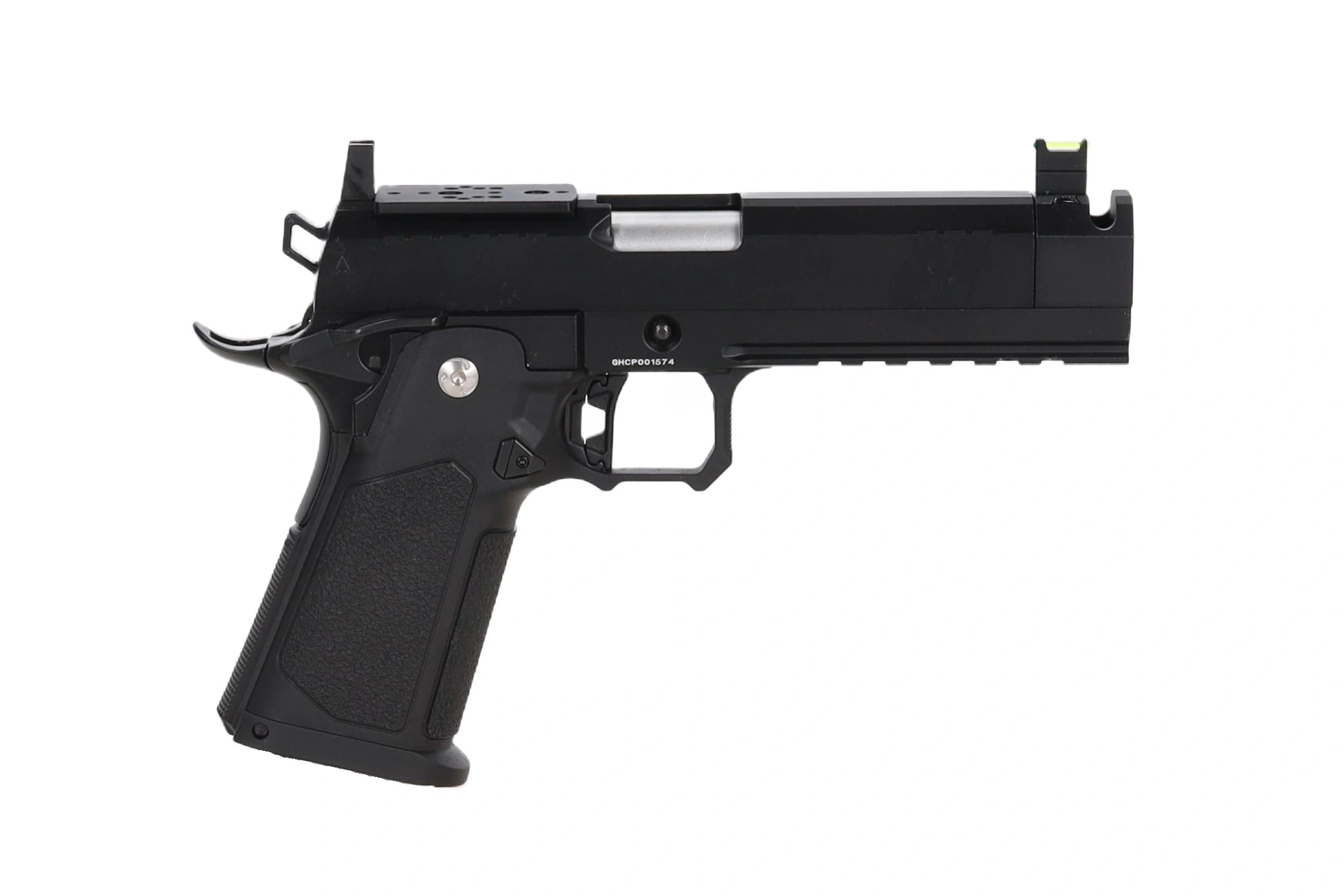 Arcturus Tempest 4.3" Duty Grade Hi-Capa GBB Pistooli - Optics Ready & Kompensaattori - Musta