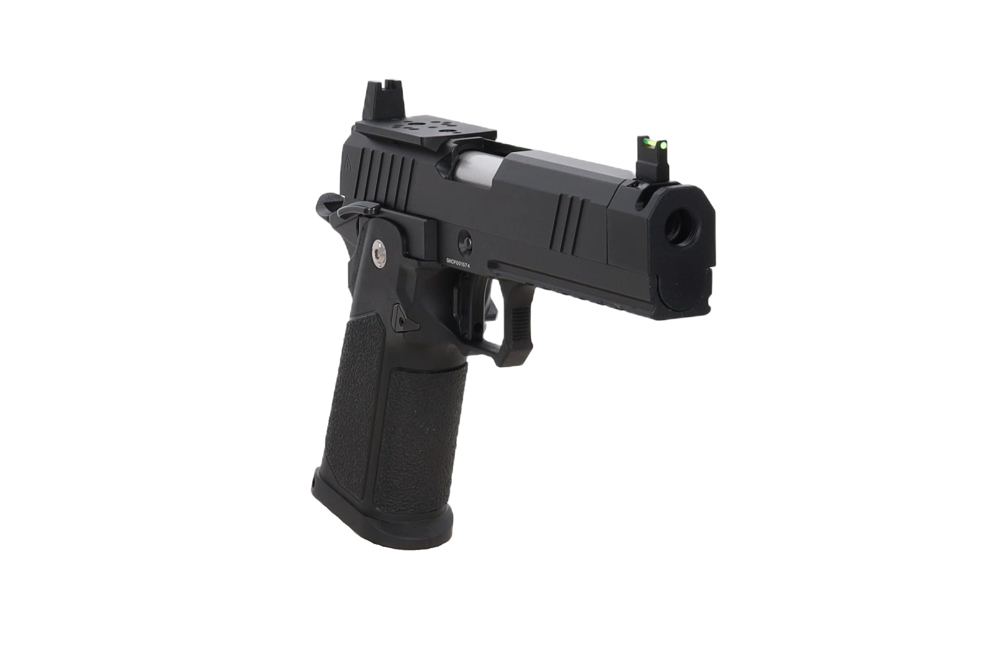 Arcturus Tempest 4.3" Duty Grade Hi-Capa GBB Pistooli - Optics Ready & Kompensaattori - Musta
