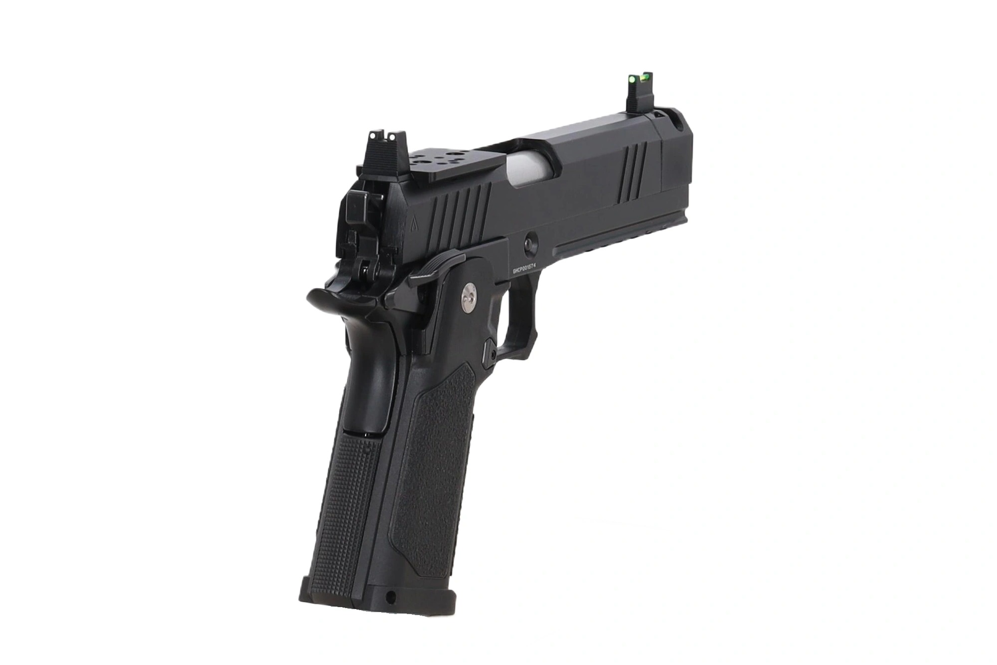 Arcturus Tempest 4.3" Duty Grade Hi-Capa GBB Pistooli - Optics Ready & Kompensaattori - Musta