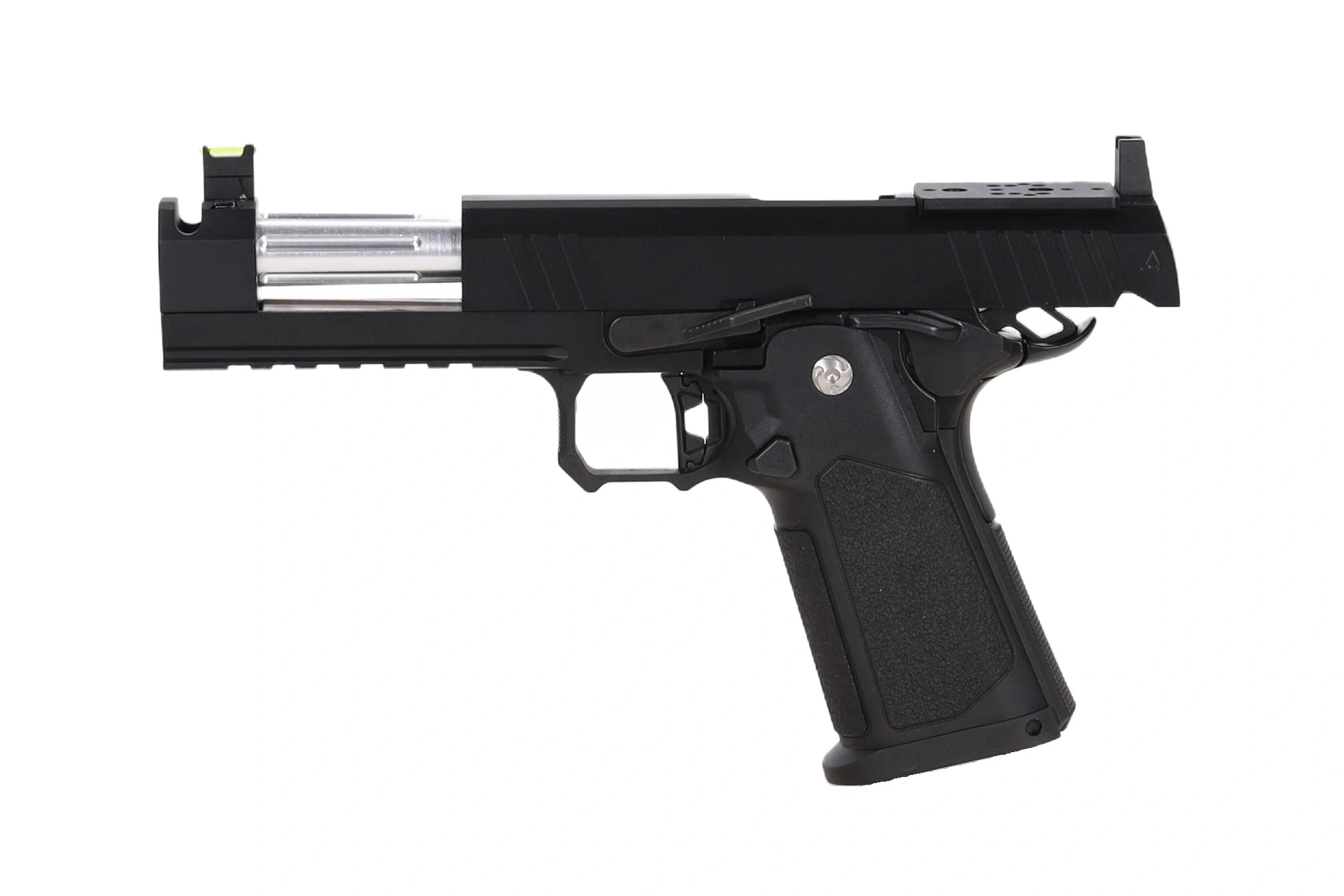 Arcturus Tempest 4.3" Duty Grade Hi-Capa GBB Pistooli - Optics Ready & Kompensaattori - Musta