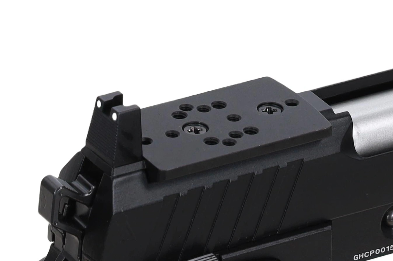 Arcturus Tempest 4.3" Duty Grade Hi-Capa GBB Pistooli - Optics Ready & Kompensaattori - Musta