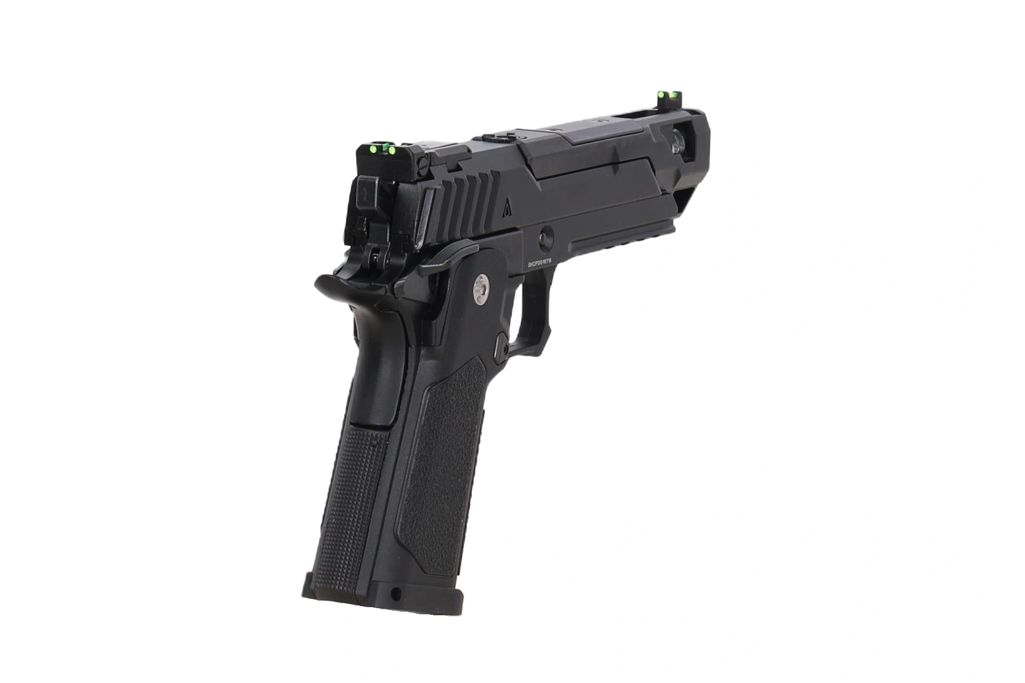 Arcturus Osprey 5" Duty Grade Hi-Capa GBB Pistooli - Optics Ready - Musta