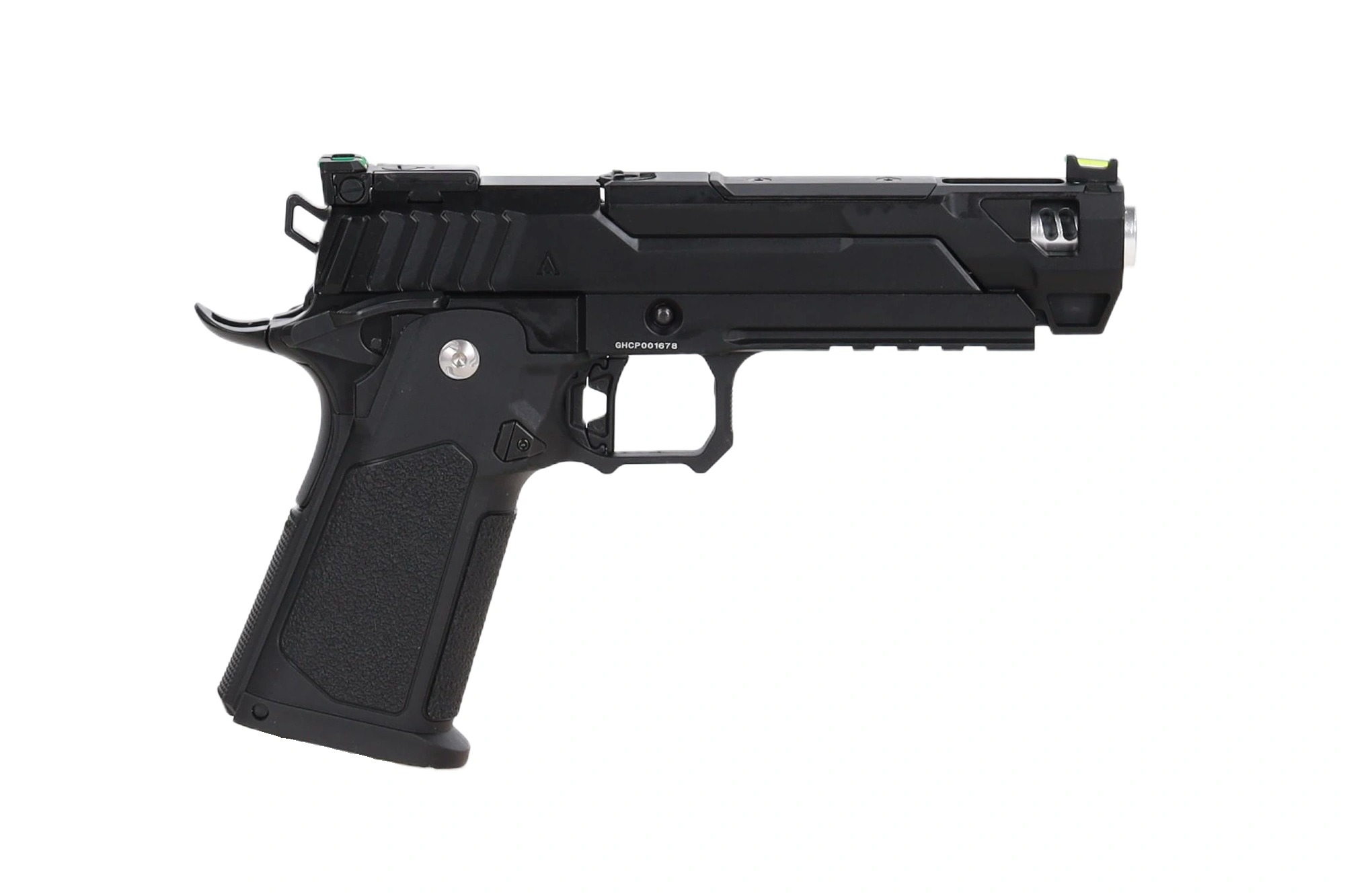 Arcturus Osprey 5" Duty Grade Hi-Capa GBB Pistooli - Optics Ready - Musta
