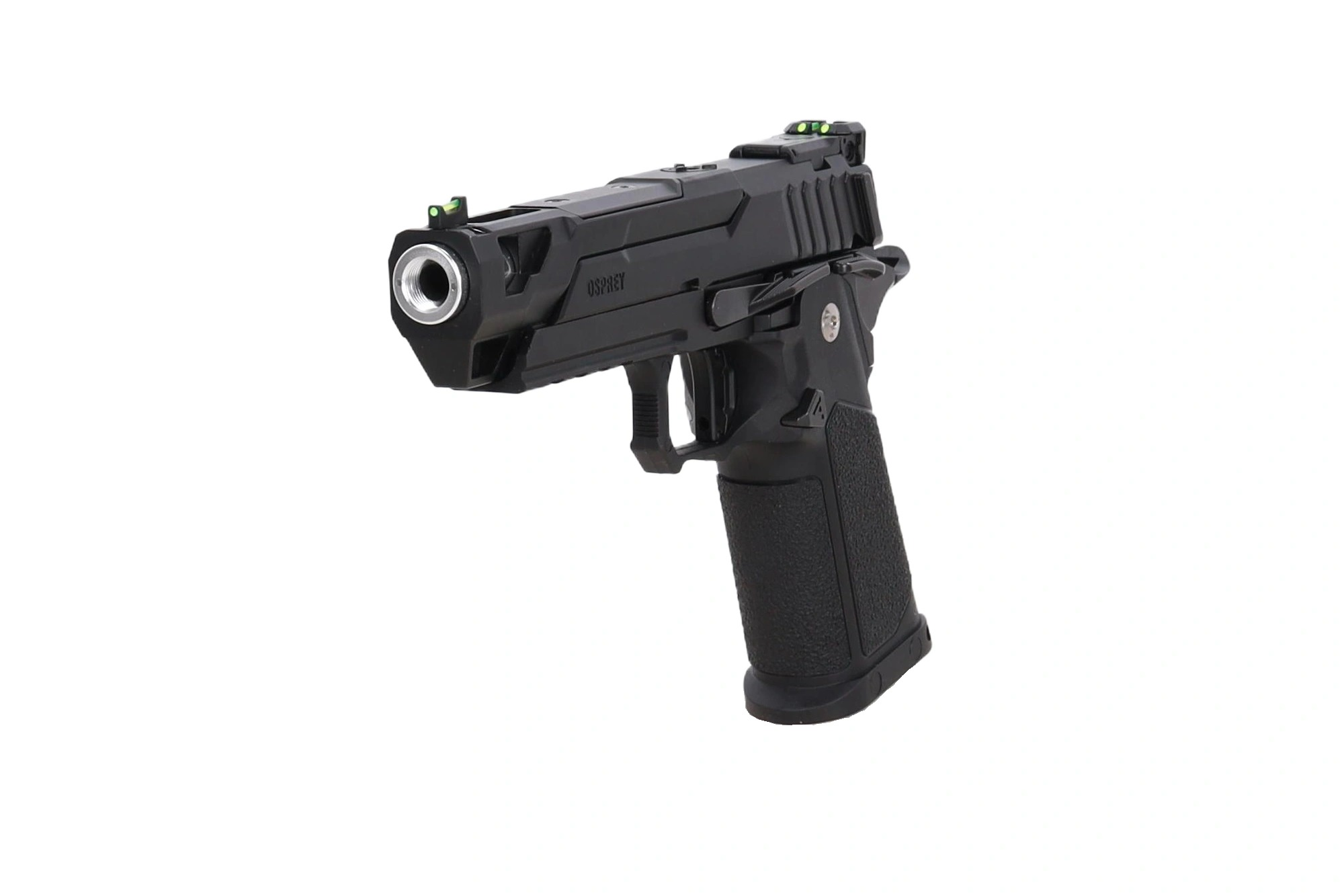Arcturus Osprey 5" Duty Grade Hi-Capa GBB Pistooli - Optics Ready - Musta