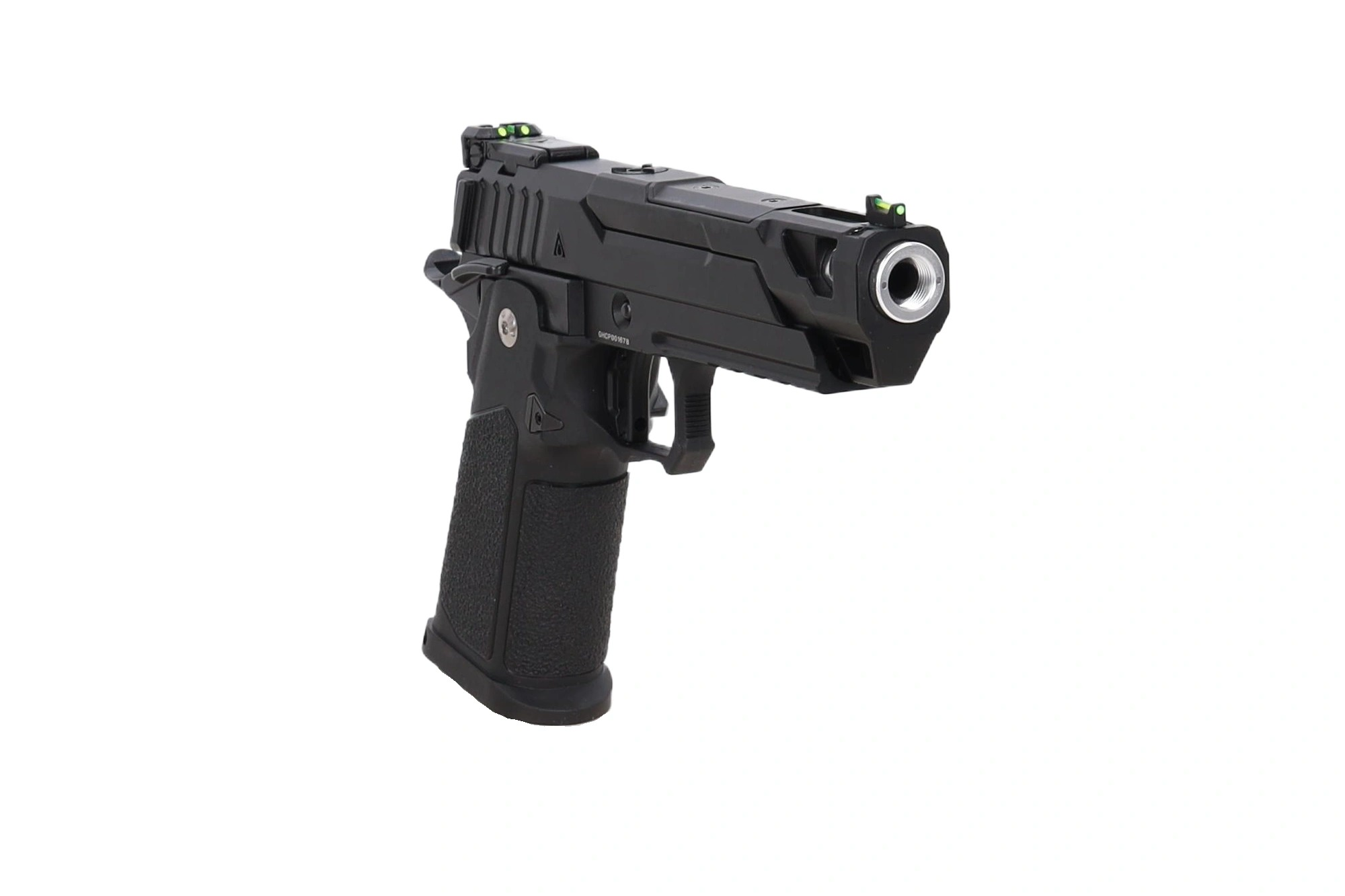 Arcturus Osprey 5" Duty Grade Hi-Capa GBB Pistooli - Optics Ready - Musta