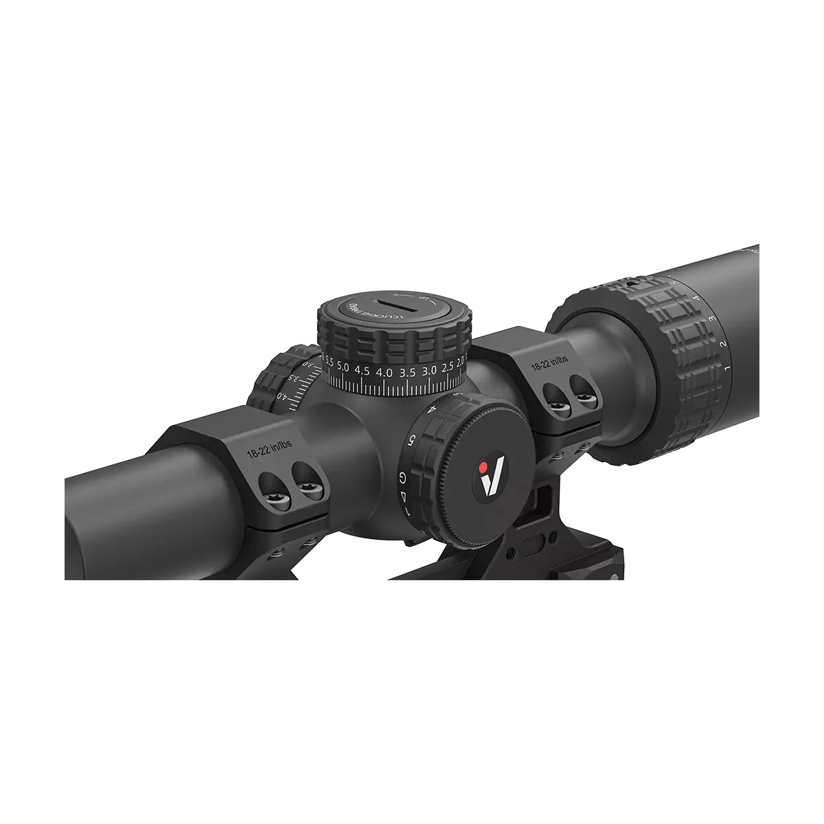 VictOptics S10 1-10x24 LPVO kiikaritähtäin - AR Mount Kit - Musta
