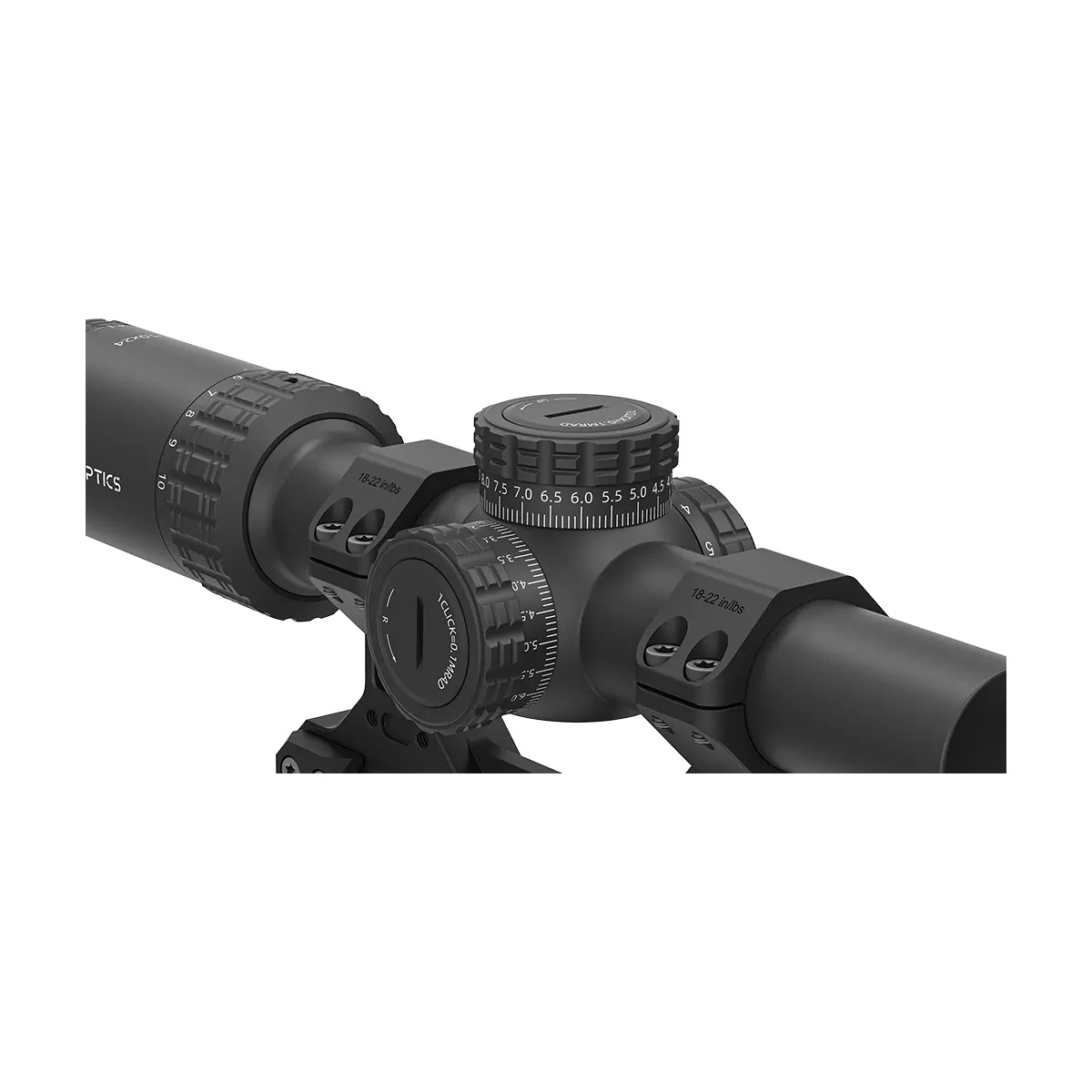 VictOptics S10 1-10x24 LPVO kiikaritähtäin - AR Mount Kit - Musta