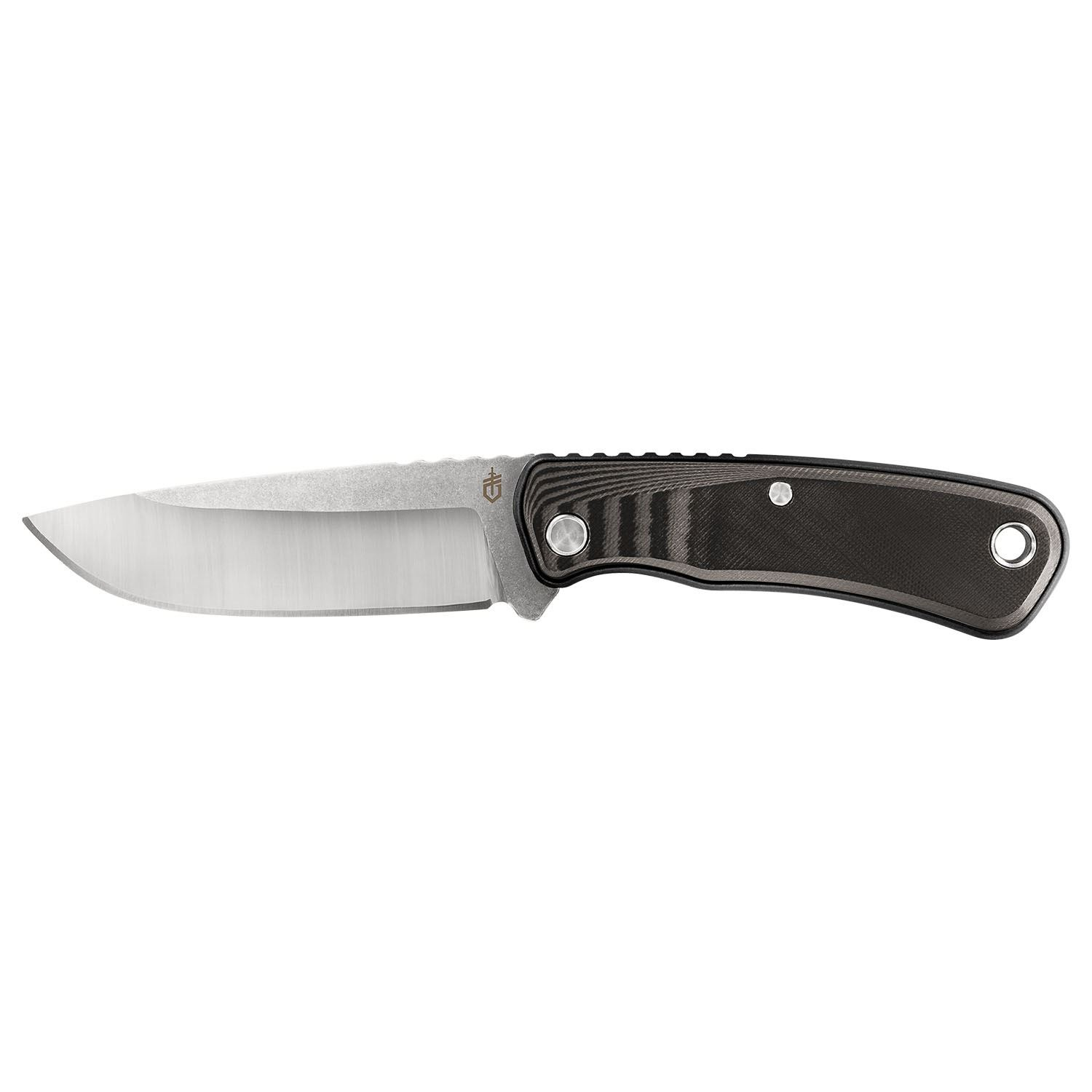Gerber Downwind Drop Point veitsi - musta