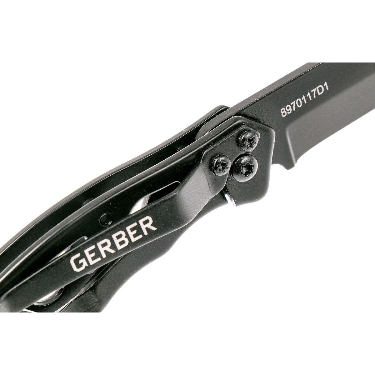Gerber Mini Paraframe Tanto taittoveitsi - musta