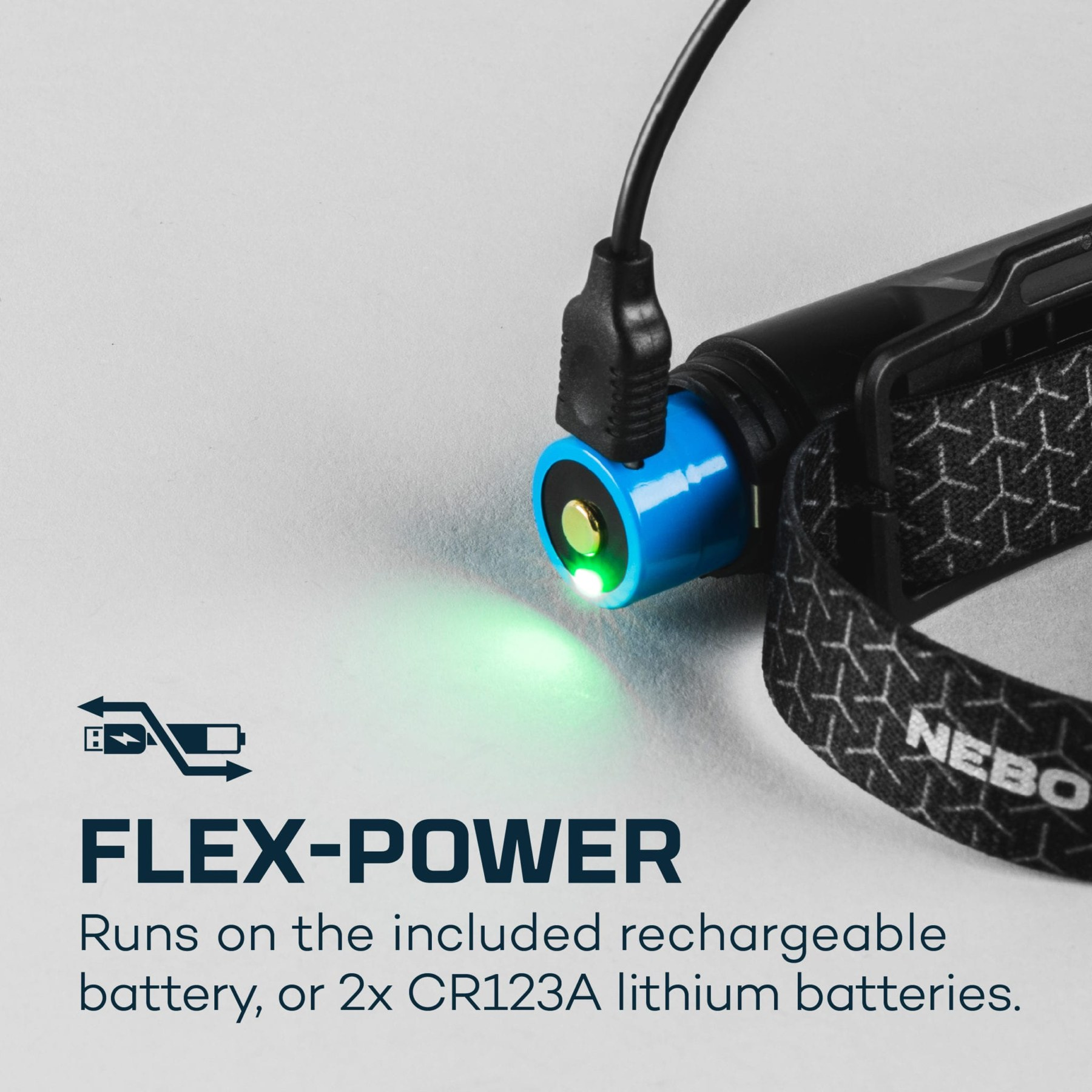 Nebo Einstein 1000 Flex rechargeable headlamp