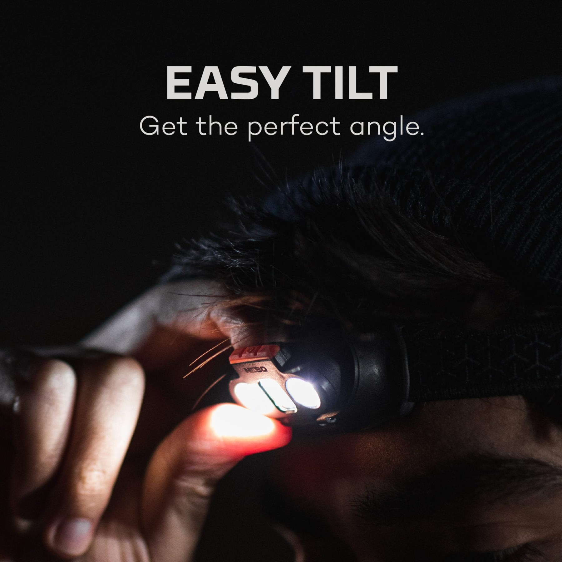 Nebo Einstein 1000 Flex rechargeable headlamp