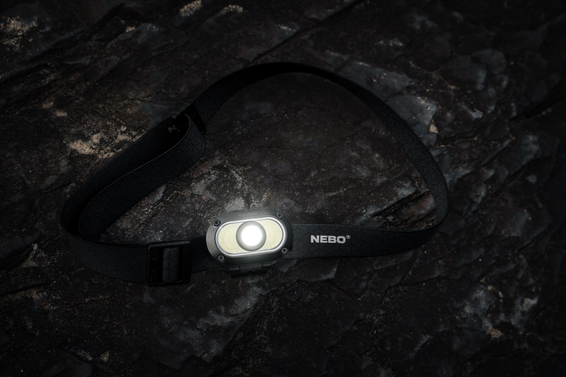 Nebo Mycro 500+ Black Line rechargeable headlamp and cap light