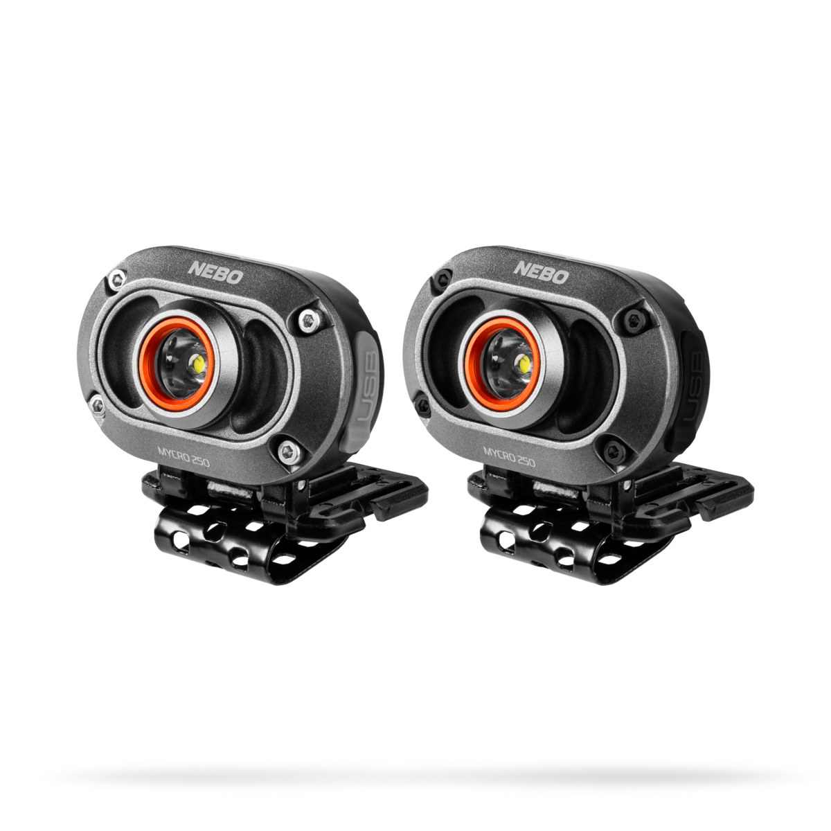 Nebo Mycro 250 rechargeable headlamp, 2-pack