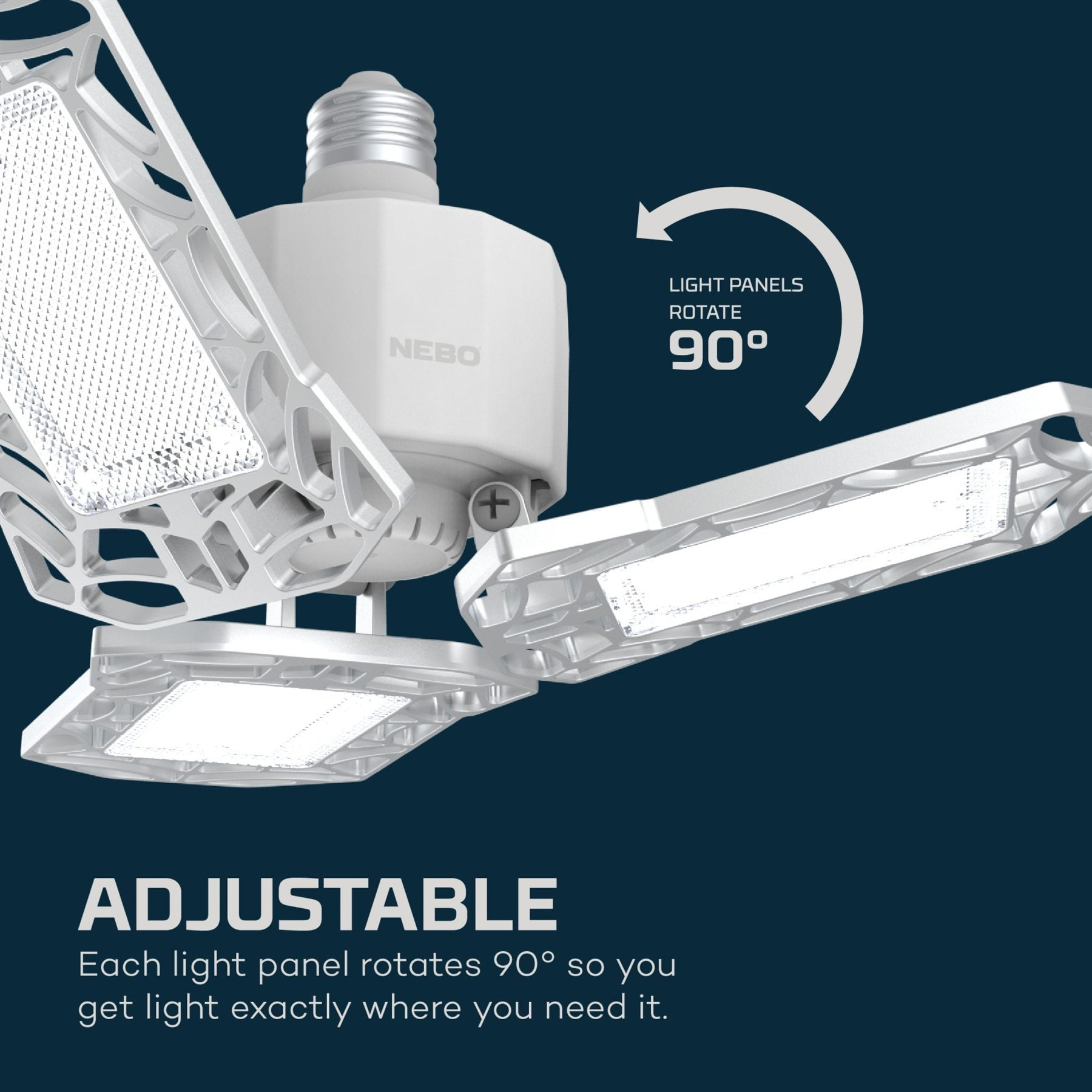 Nebo High Bright 6000 LED light for E27 sockets