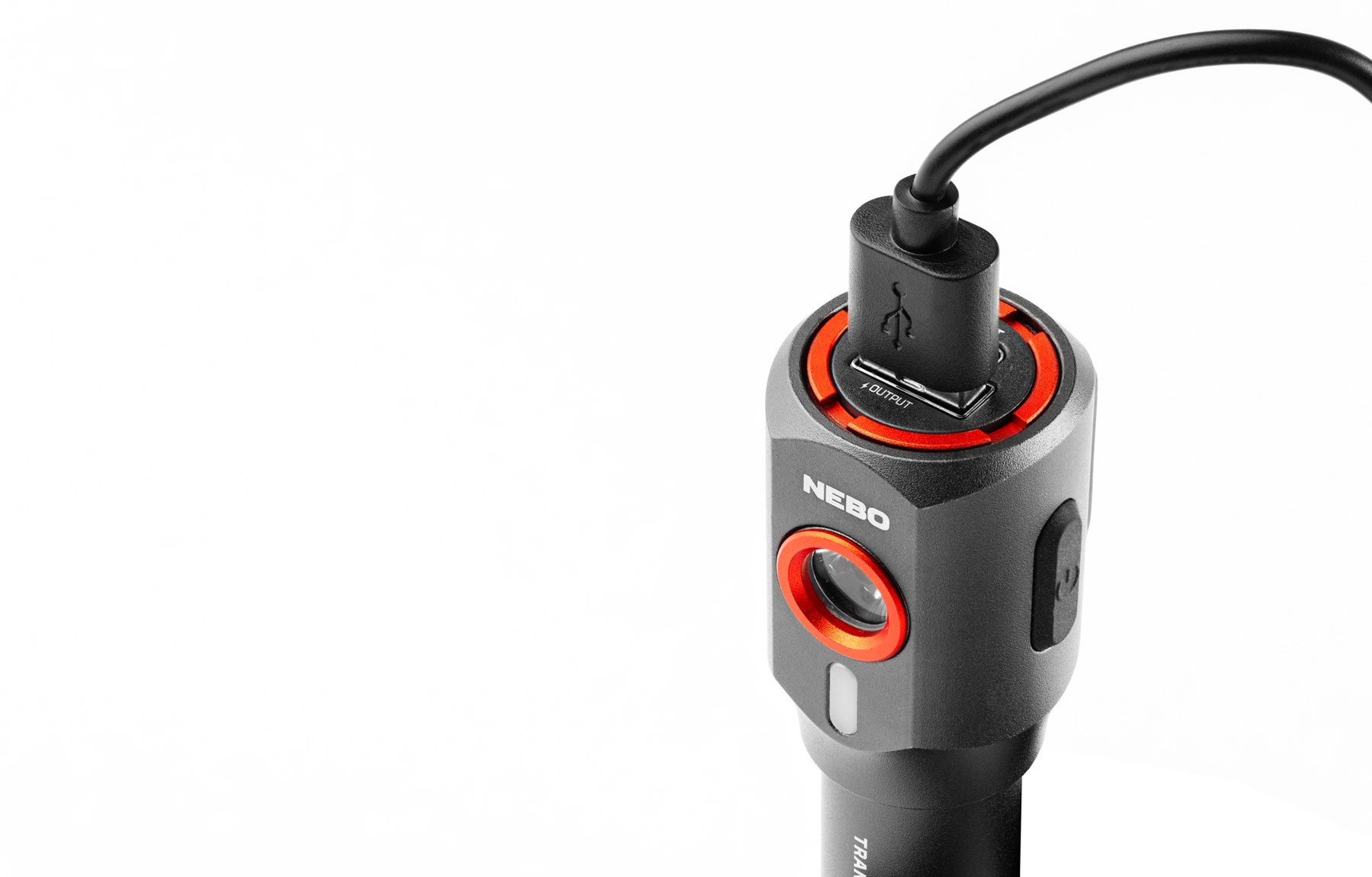 Nebo Transport 400 rechargeable flashlight with glass breaker