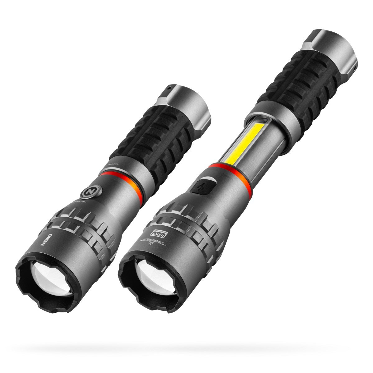 Nebo Slyde King 4K rechargeable flashlight and COB work light