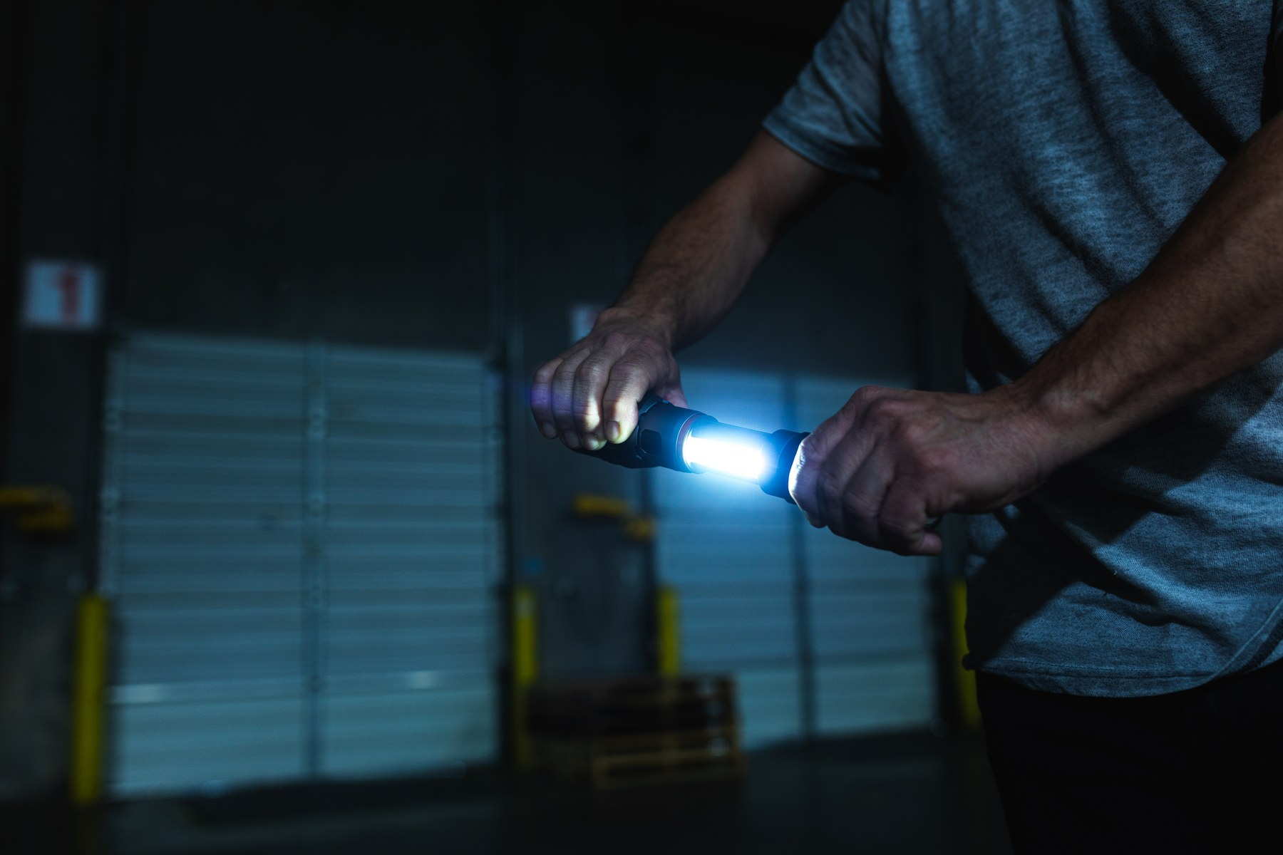 Nebo Slyde King 4K rechargeable flashlight and COB work light