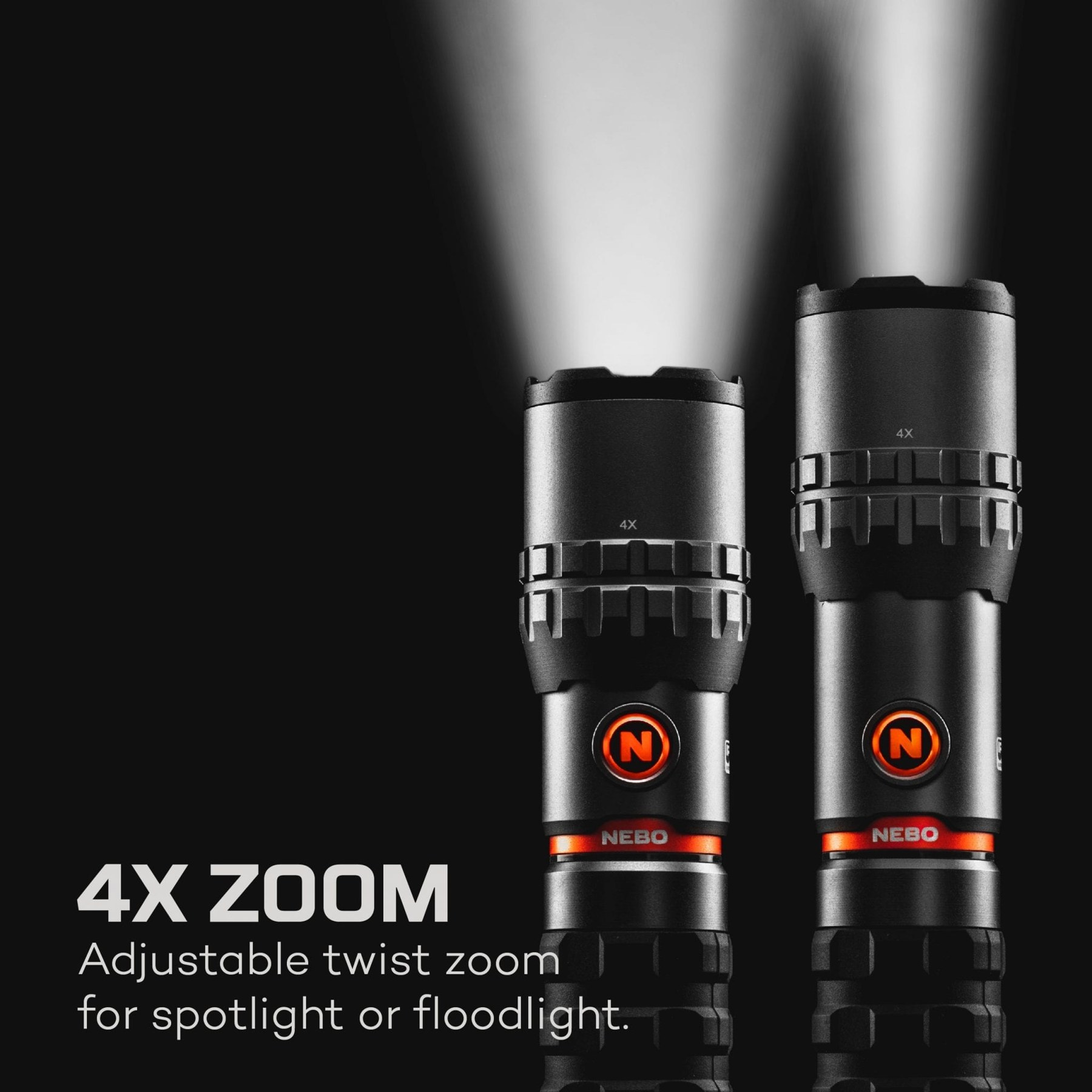 Nebo Slyde King 2K rechargeable flashlight and COB work light