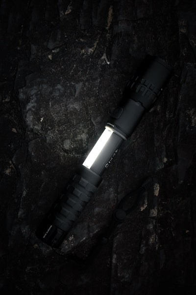 Nebo Slyde King 2K Black Line rechargeable flashlight and COB work light