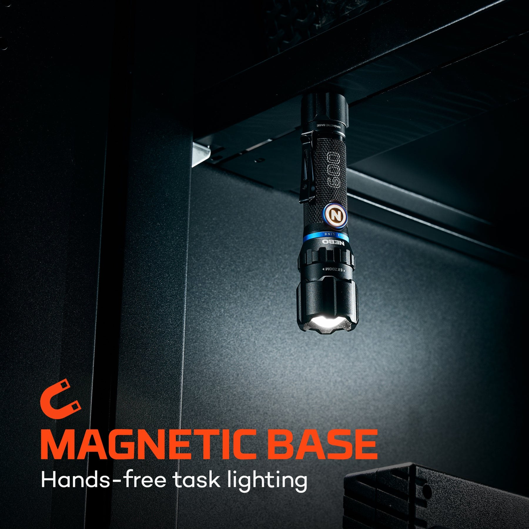 Nebo Blueline 600 Flex ladattava LED-taskulamppu
