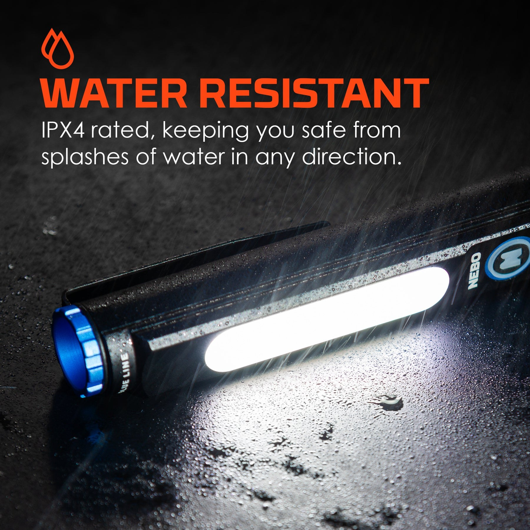 Nebo Blueline 450 rechargeable work light and flashlight