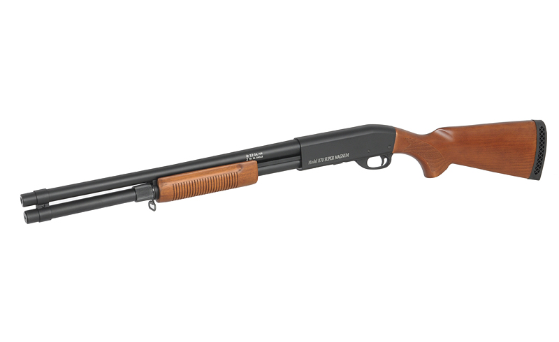 S&T ST870 Long Shotgun - Spring - Real Wood
