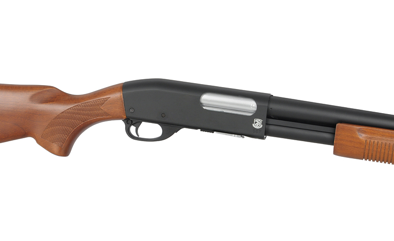 S&T ST870 Long Shotgun - Spring - Real Wood