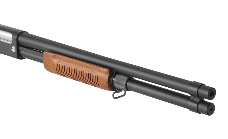 S&T ST870 Long Shotgun - Spring - Real Wood