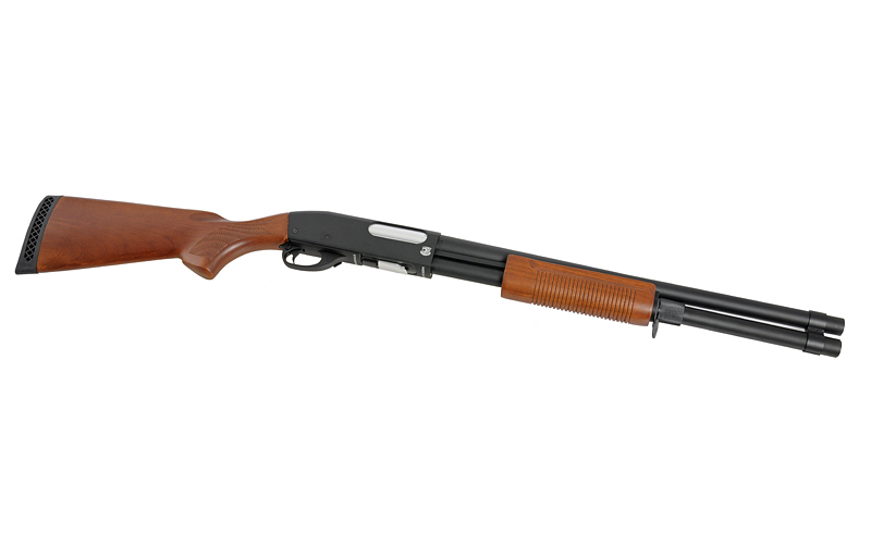 S&T ST870 Long Shotgun - Spring - Real Wood