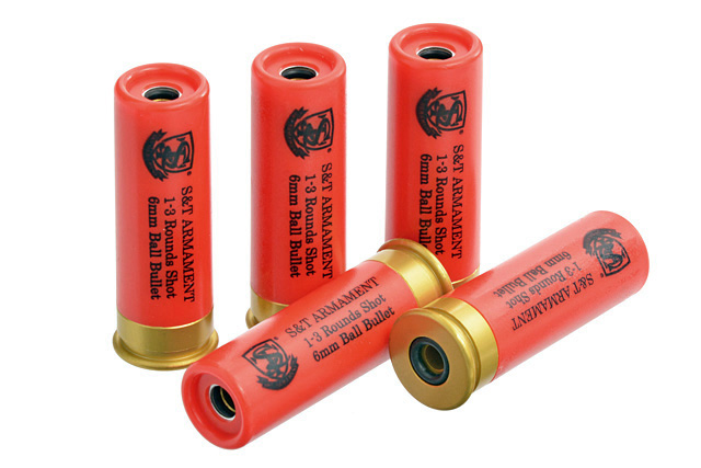 S&T M1887 haulikon hylsyt - 5 kpl setti (3 BB)