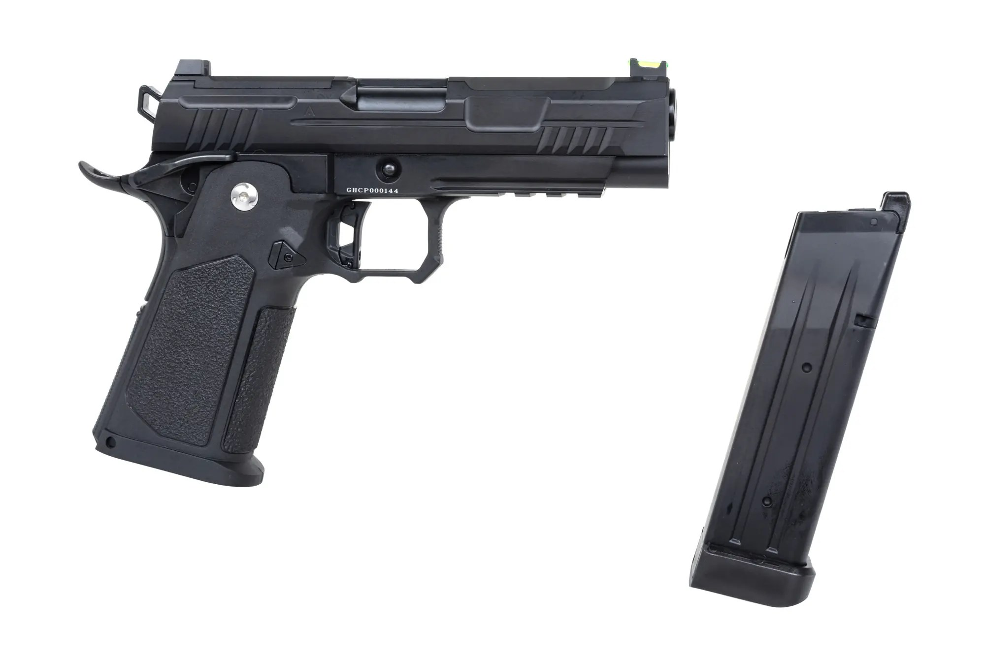 Arcturus Vanguard 4.3" Hi-Capa GBB Pistooli - Optics Ready - Musta
