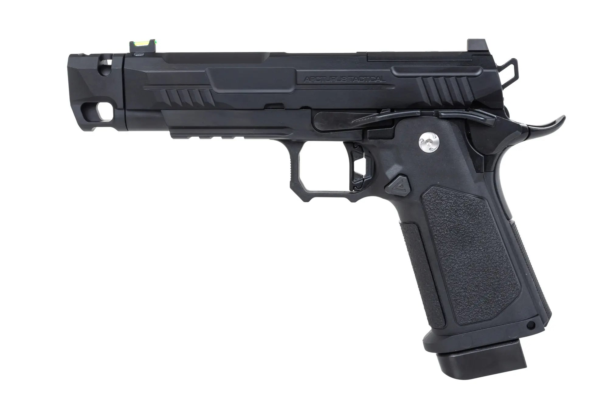 Arcturus Vanguard 4.3" Hi-Capa GBB Pistooli - Optics Ready & kompensaattori - Musta