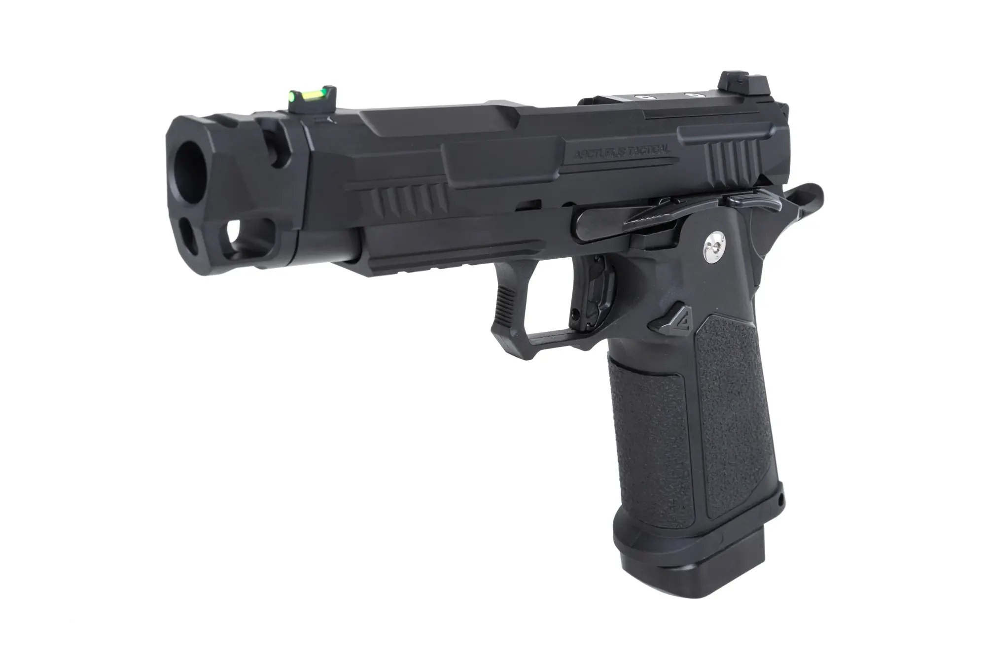 Arcturus Vanguard 4.3" Hi-Capa GBB Pistooli - Optics Ready & kompensaattori - Musta
