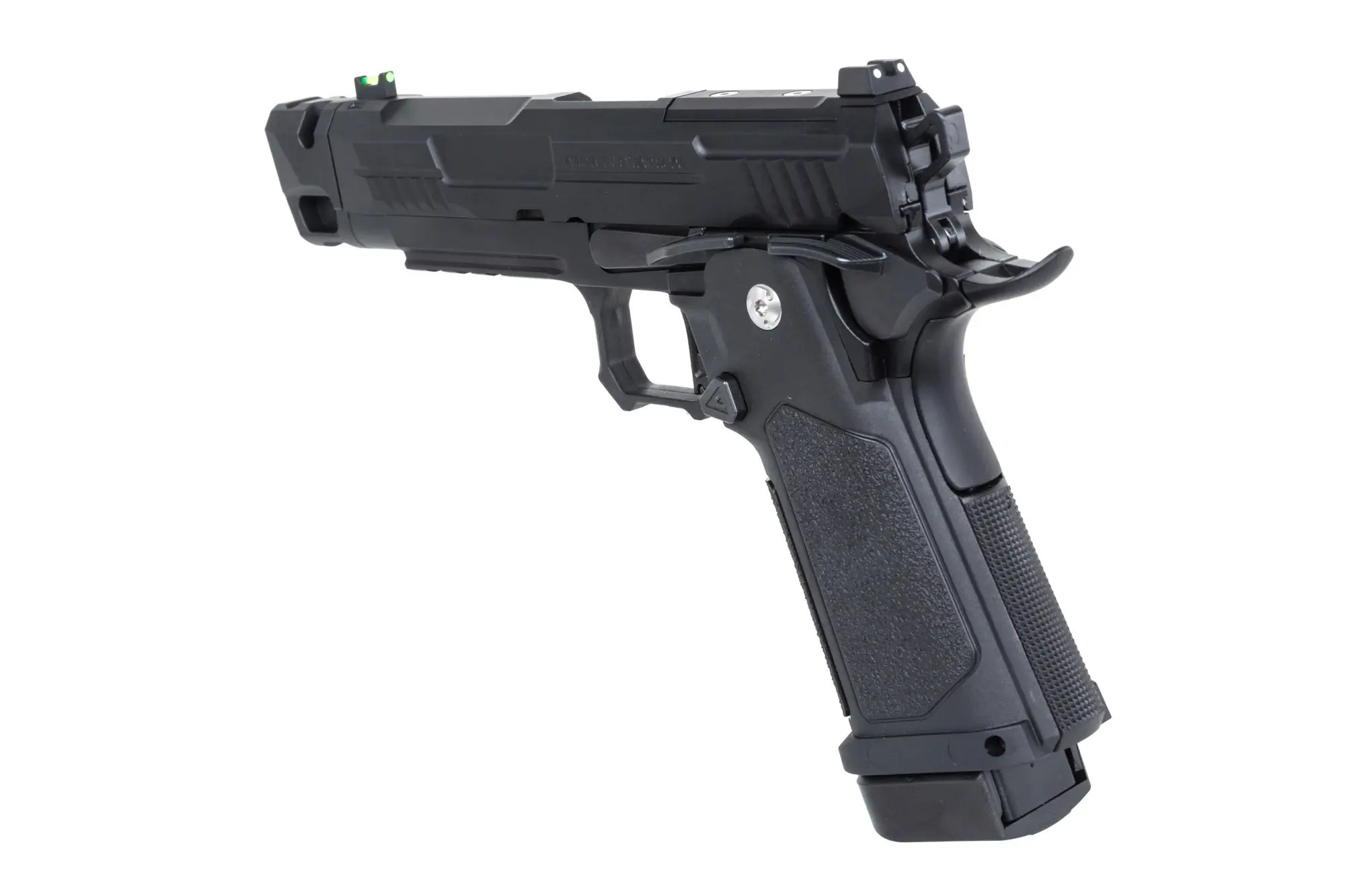 Arcturus Vanguard 4.3" Hi-Capa GBB Pistooli - Optics Ready & kompensaattori - Musta