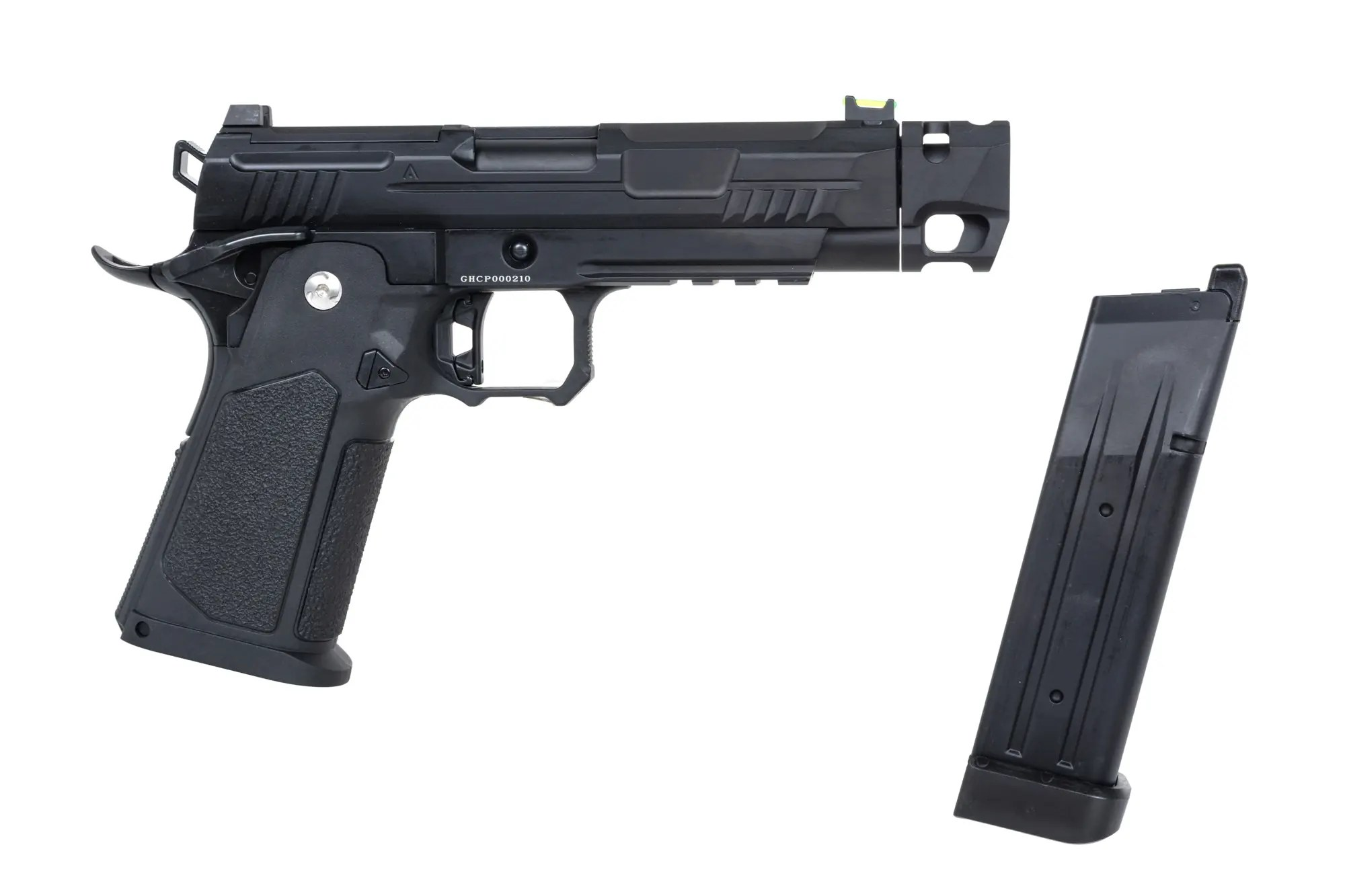 Arcturus Vanguard 4.3" Hi-Capa GBB Pistooli - Optics Ready & kompensaattori - Musta