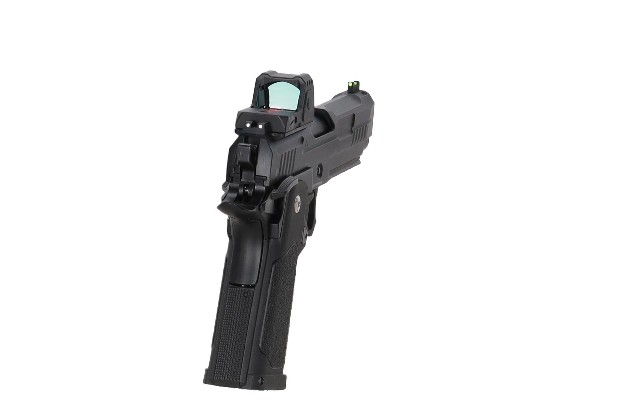 Arcturus Vanguard 4.3" Hi-Capa GBB Pistooli - Optics Ready & ARS-1 - Musta