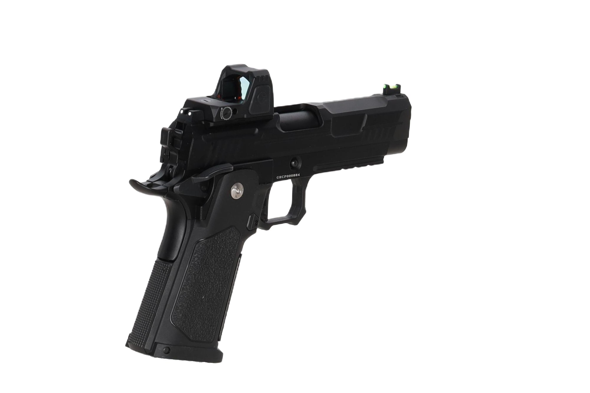 Arcturus Vanguard 4.3" Hi-Capa GBB Pistooli - Optics Ready & ARS-1 - Musta