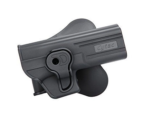 Cytac pistoolin vyökotelo polymeerinen, muotoiltu (Smith & Wesson M&P 9mm), musta