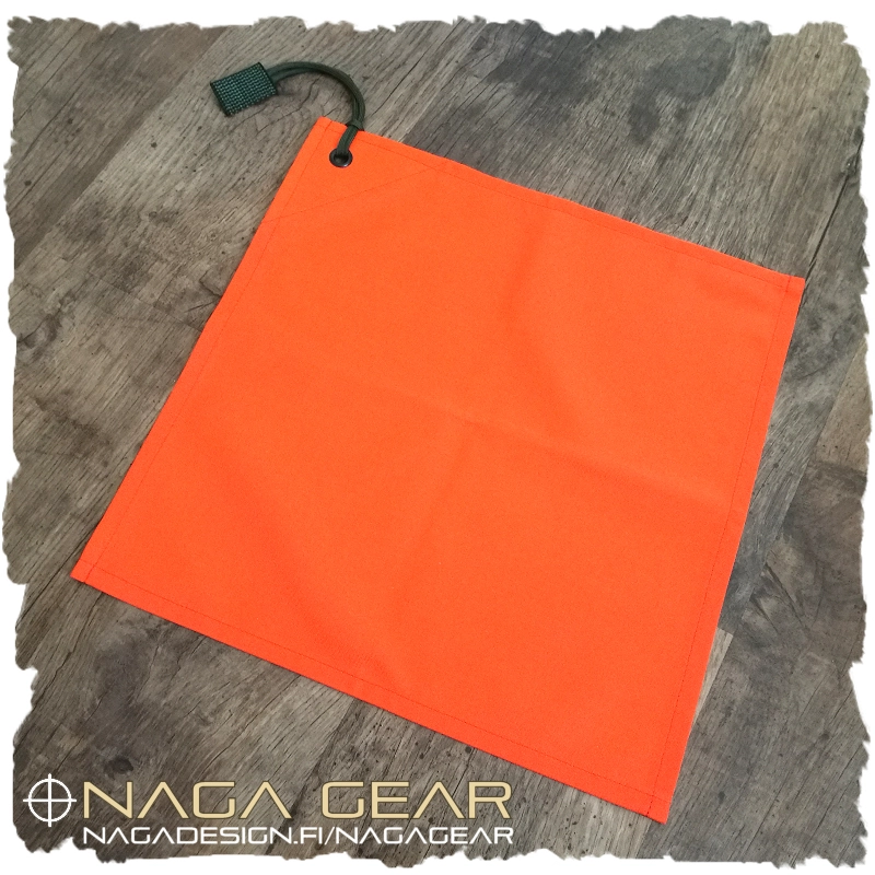 Naga Gear raatoliina, n. 33 x 33 cm, velkrolla, oranssi