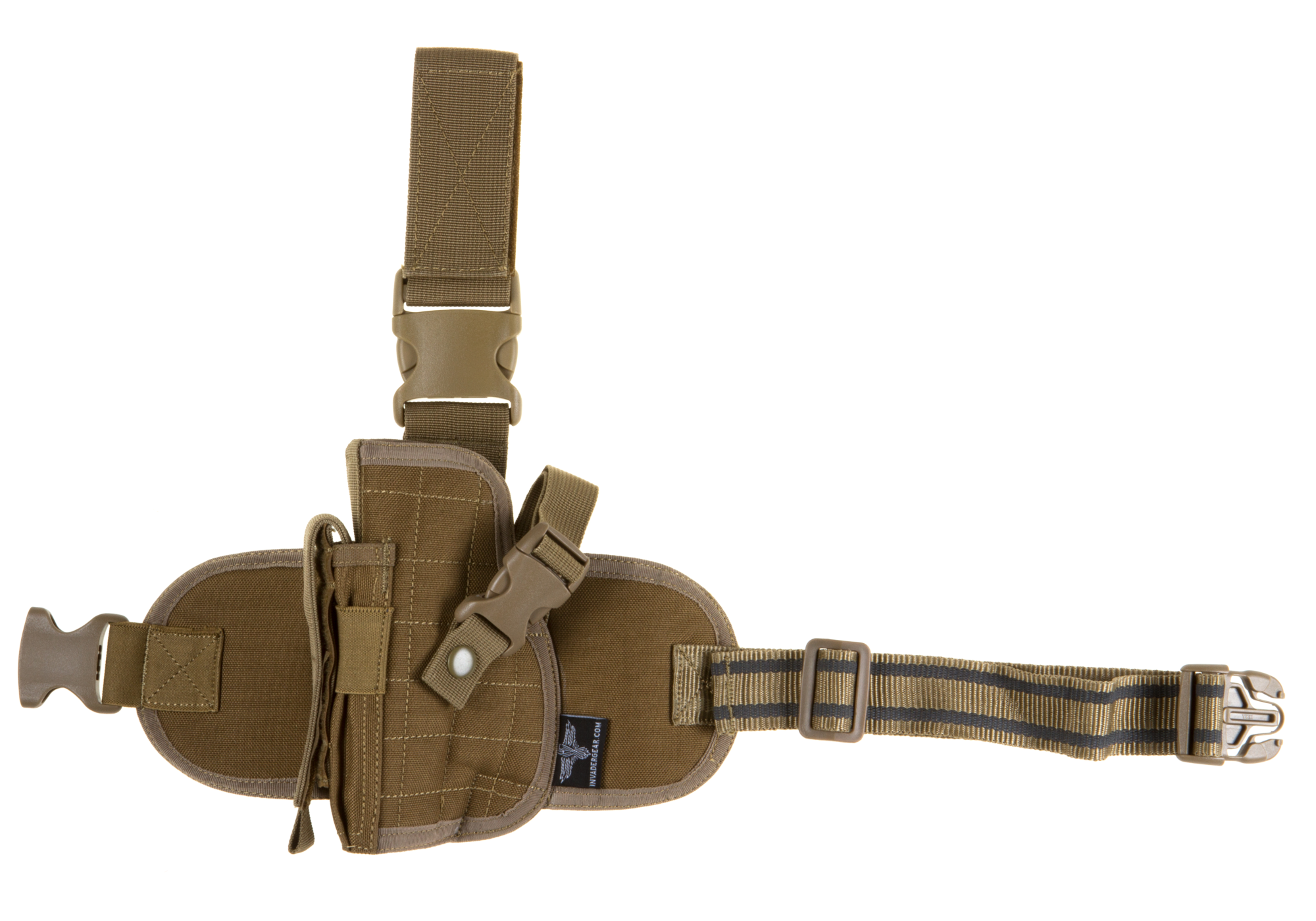 Invader Gear Dropleg Holster reisikotelo, vasemmalle