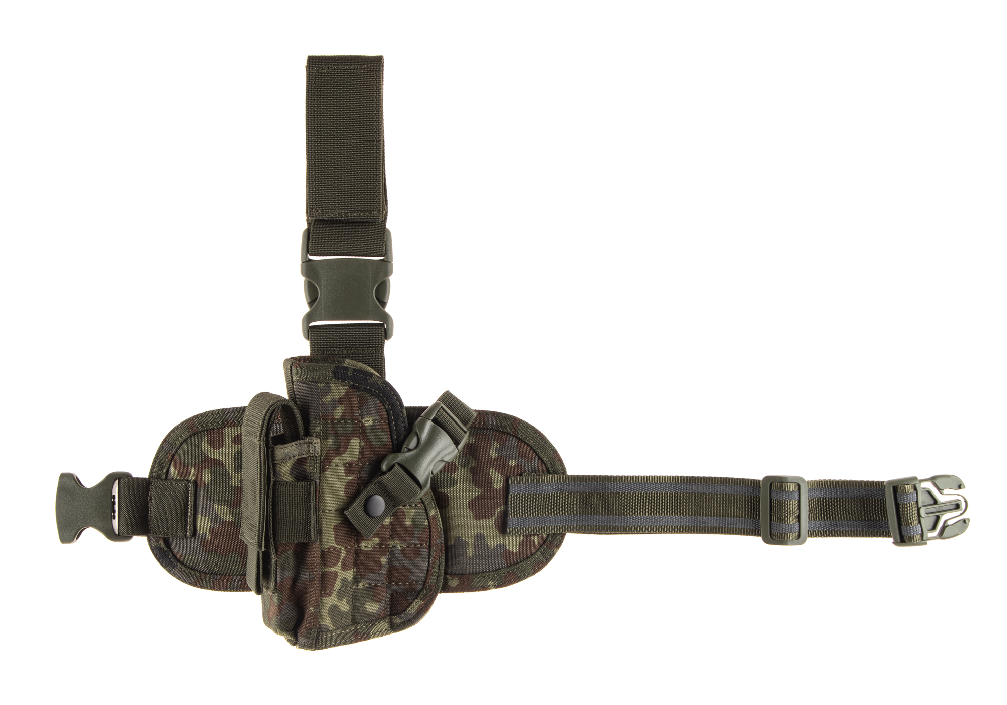 Invader Gear Dropleg Holster reisikotelo, vasemmalle