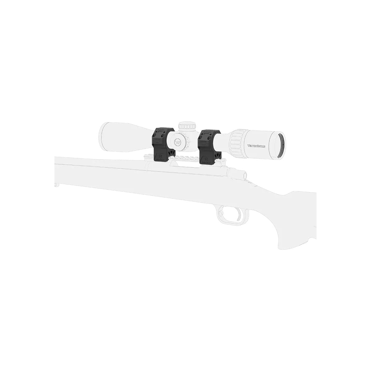 Vector Optics 30mm X-MOD Picatinny tähtäinrenkaat - 1.1"