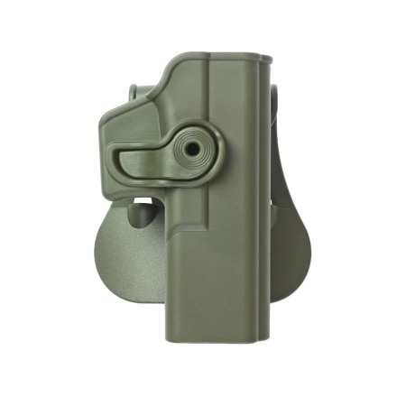 IMI Defense pistoolin polymeerinen vyökotelo, muotoiltu (Glock 17 / 22 /31), oliivinvihreä