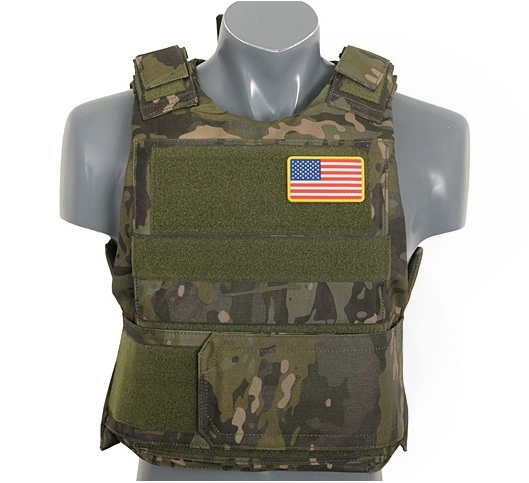 Tactical PT body armor, multicam tropic