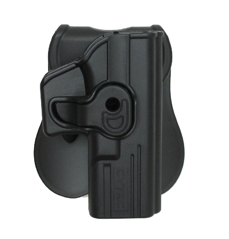 Cytac pistoolin kova vyökotelo, muotoiltu (CY-G19; Glock 17 / 19 / 23 / 32), musta